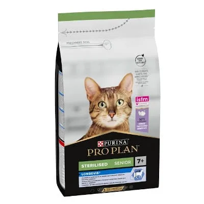 ​​PURINA PRO PLAN SENIOR +7 CON PAVO PIENSO PARA GATOS ESTERILIZADOS