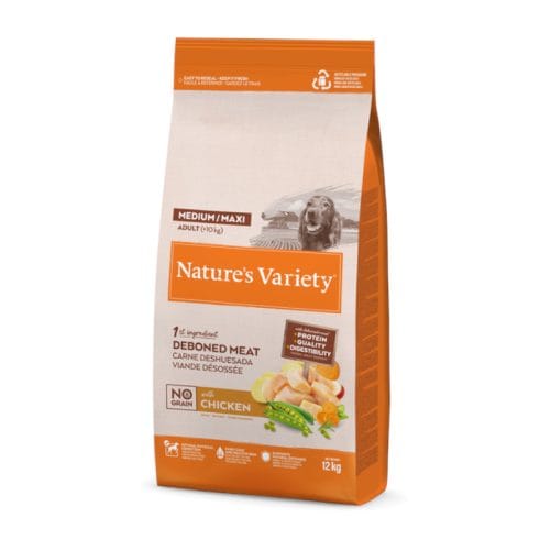 Nature's Variety No Grain Adult Medium Maxi Pollo Gosygat
