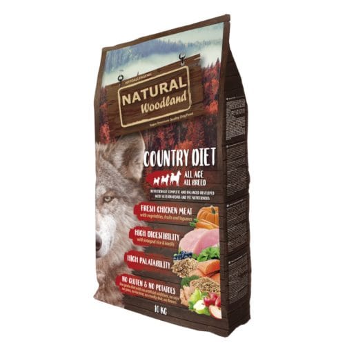 Saco de pienso Natural Woodland Country Diet para perros adultos