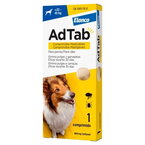 Compra AdTab para Perros Comprimidos Masticables Antiparasitarios