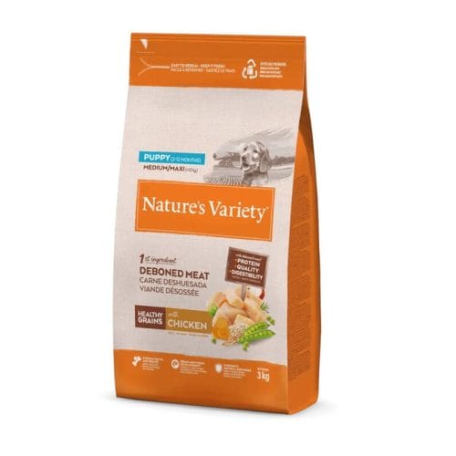 Nature's Variety Healthy Grains Puppy Medium Maxi Pollo Gosygat